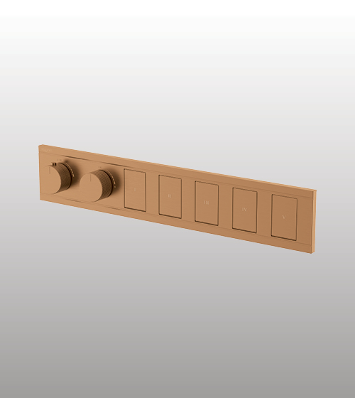 5 Outlets Thermostatic Switch Button Diverter – Aquant India